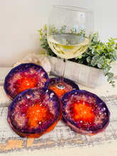 Coasters #76- Crystal Epoxy set of 4 - SOLD