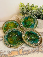 Coasters #75- Crystal Epoxy set of 4 - Sold