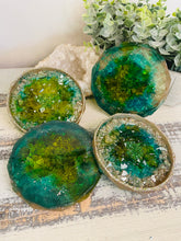 Coasters #75- Crystal Epoxy set of 4 - Sold