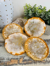Coasters #77- Crystal Epoxy set of 4 - SOLD