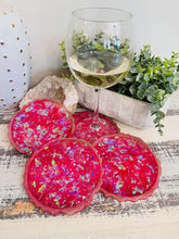Coasters #78- Crystal Epoxy set of 4