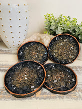 Coasters #79- Crystal Epoxy set of 4 - SOLD