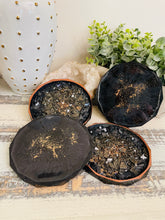 Coasters #79- Crystal Epoxy set of 4 - SOLD