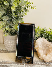 Phone Stand 15 - Black, Gold and Bronze with Blue Color Shift pigment