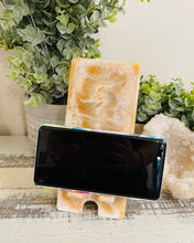 Phone Stand 18 - Boho Chic White and Gold Phone Holder