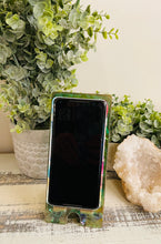 Phone Stand 19 - Green with Abalone Shells Phone Holder - SOLD