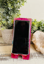 Phone Stand 20 - Pink and Orange with Pink Color Shift Phone Holder - SOLD