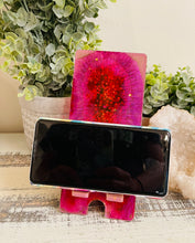 Phone Stand 20 - Pink and Orange with Pink Color Shift Phone Holder - SOLD