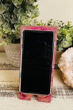 Phone Stand 20 - Pink and Orange with Pink Color Shift Phone Holder - SOLD