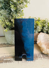 Phone Stand 26 - Black and Blue Teal Carolina Panthers Phone Holder