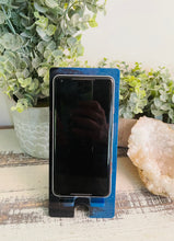 Phone Stand 26 - Black and Blue Teal Carolina Panthers Phone Holder