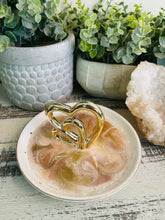 Ring Dish - Double Heart, gold - Sold