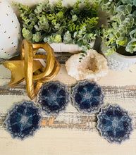 Coasters Flower #91- Crystal Epoxy set of 4