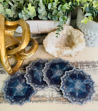 Coasters Flower #91- Crystal Epoxy set of 4