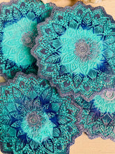 Coasters Flower #89- Crystal Epoxy set of 4 - SOLD