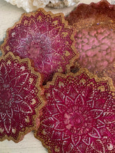 Coasters Flower #83- Crystal Epoxy set of 4
