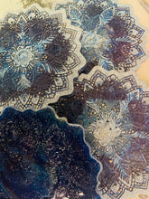 Coasters Flower #91- Crystal Epoxy set of 4