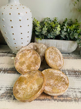 Coasters #86- Round Epoxy with feet - set of 4~ Sold