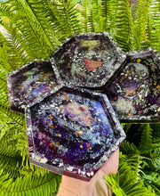 Coasters #13 - Octagon Epoxy set of 4 - SOLD