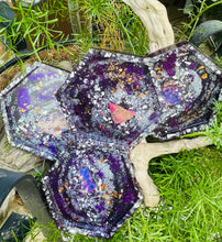 Coasters #13 - Octagon Epoxy set of 4 - SOLD