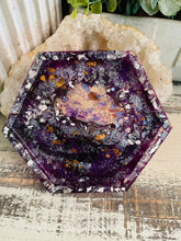 Coasters #13 - Octagon Epoxy set of 4 - SOLD