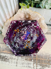 Coasters #13 - Octagon Epoxy set of 4 - SOLD