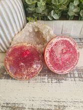 Coasters #94- Round Epoxy with feet - set of 2 - Sale