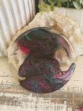 Coasters #95- Round Epoxy set of 4