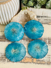 Coasters #71- Agate Epoxy set of 4 - Sold