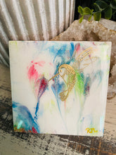 Coasters #96- Square Epoxy set of 4 - SOLD