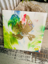 Coasters #96- Square Epoxy set of 4 - SOLD