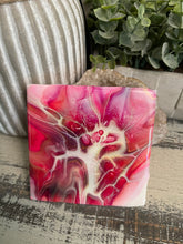 Coasters #98- Square Epoxy set of 6 - Sold