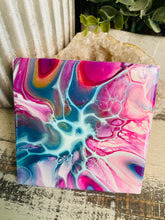 Coasters #98- Square Epoxy set of 6 - Sold
