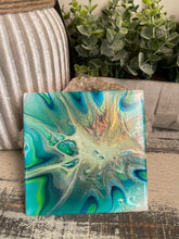 Coasters #98- Square Epoxy set of 6 - Sold