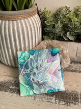 Coasters #98- Square Epoxy set of 6 - Sold