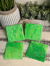 Coasters #97- Square Epoxy set of 4
