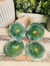 Coasters #100- Agate Epoxy set of 4 - SOLD