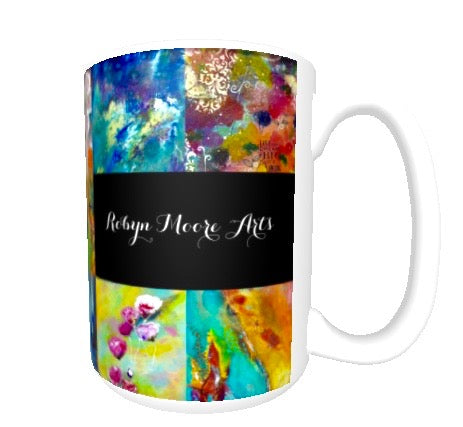 15oz ceramic art mug. Variety of art images.