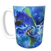 15oz art ceramic coffee mug supernova abstract painting