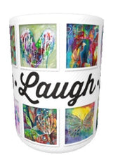 15oz ceramic art mug. Variety of art images.
