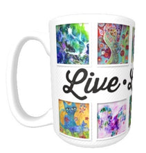 15oz ceramic art mug. Variety of art images.