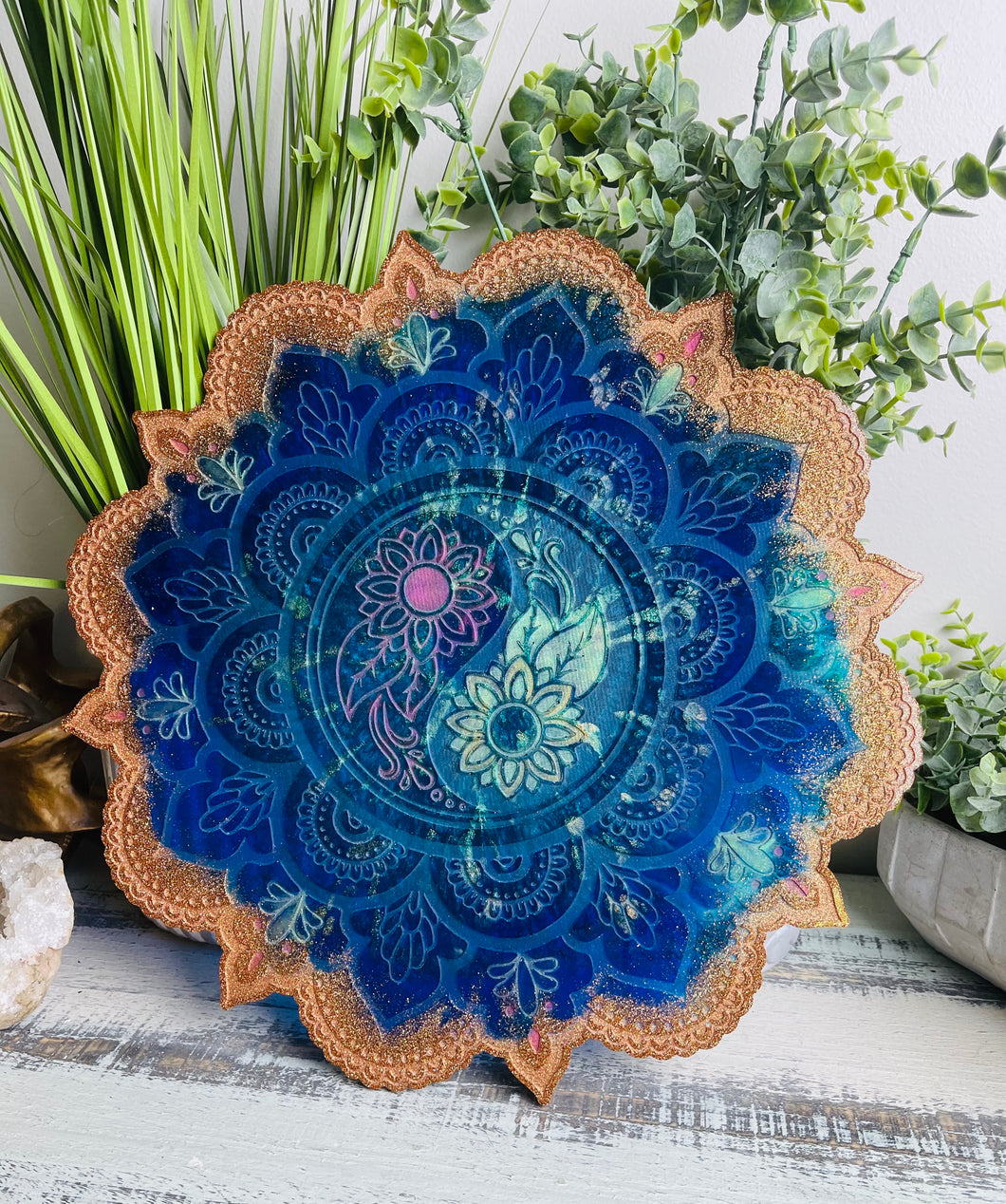 Mandala Centerpiece Tray #2 - Sold