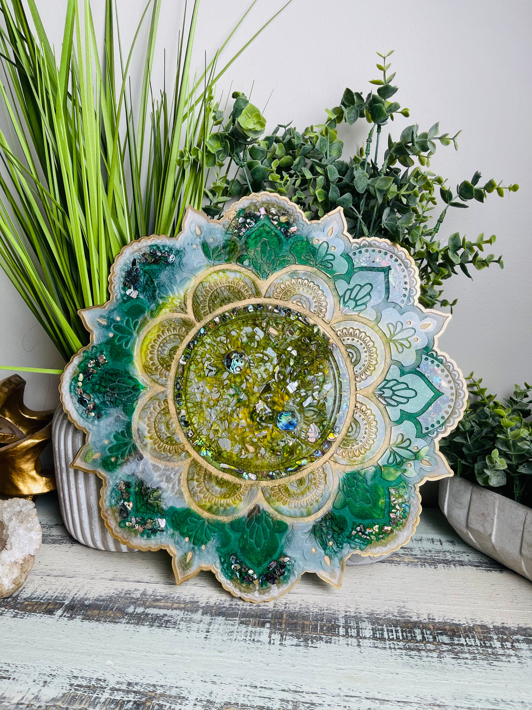 Mandala Centerpiece Tray #4 - Sold
