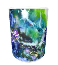 15oz art ceramic coffee mug Good Vibes adventure awaits
