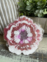 Coasters #102- Flower Epoxy set of 4 -SOLD