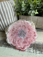 Coasters #102- Flower Epoxy set of 4 -SOLD