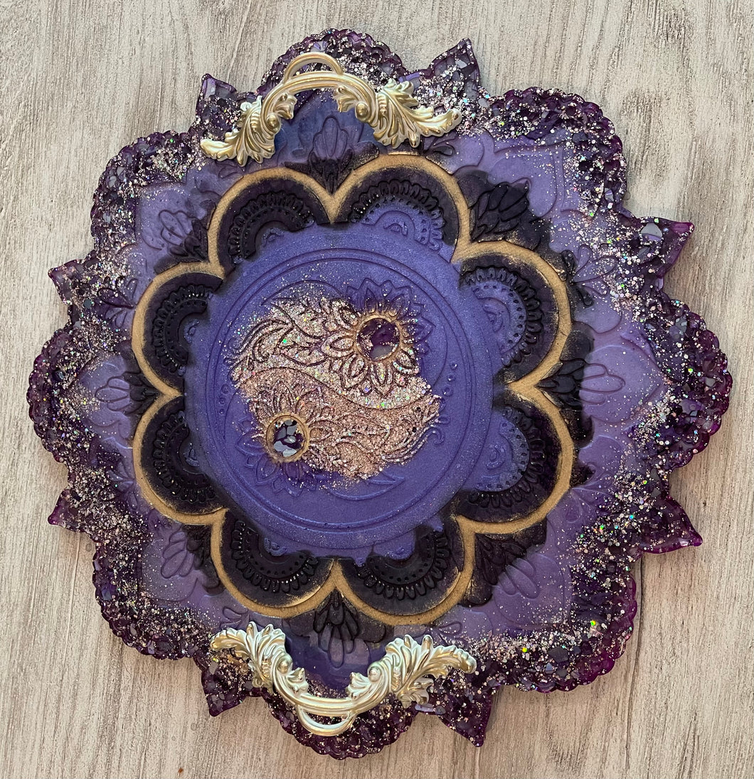 Mandala Centerpiece Tray #5 - Sold