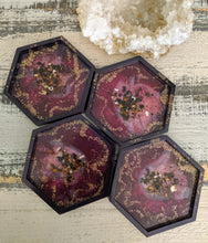 Coasters #9 - Octagon Epoxy set of 4 - Sold