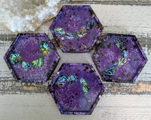 Coasters #5 - Octagon Epoxy set of 4 - Sold