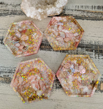 Coasters #18 - Octagon Epoxy set of 4 - Sold